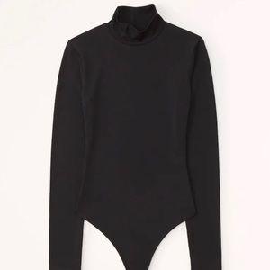 NWOT Abercrombie Long Sleeve Black Bodysuit